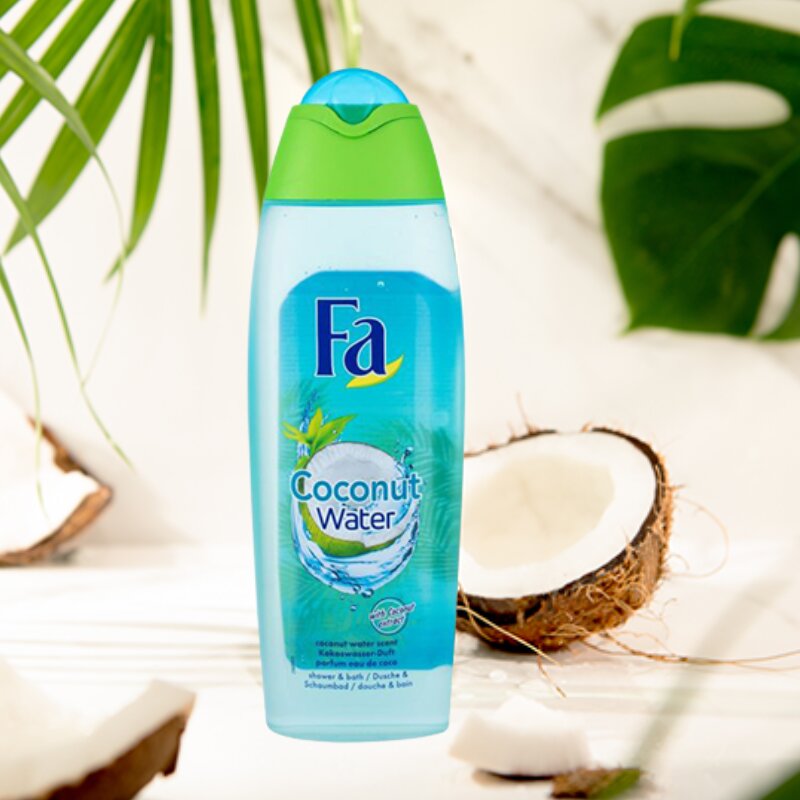Fa Coconut Water with Coconut Water Shower & Bath 750ml