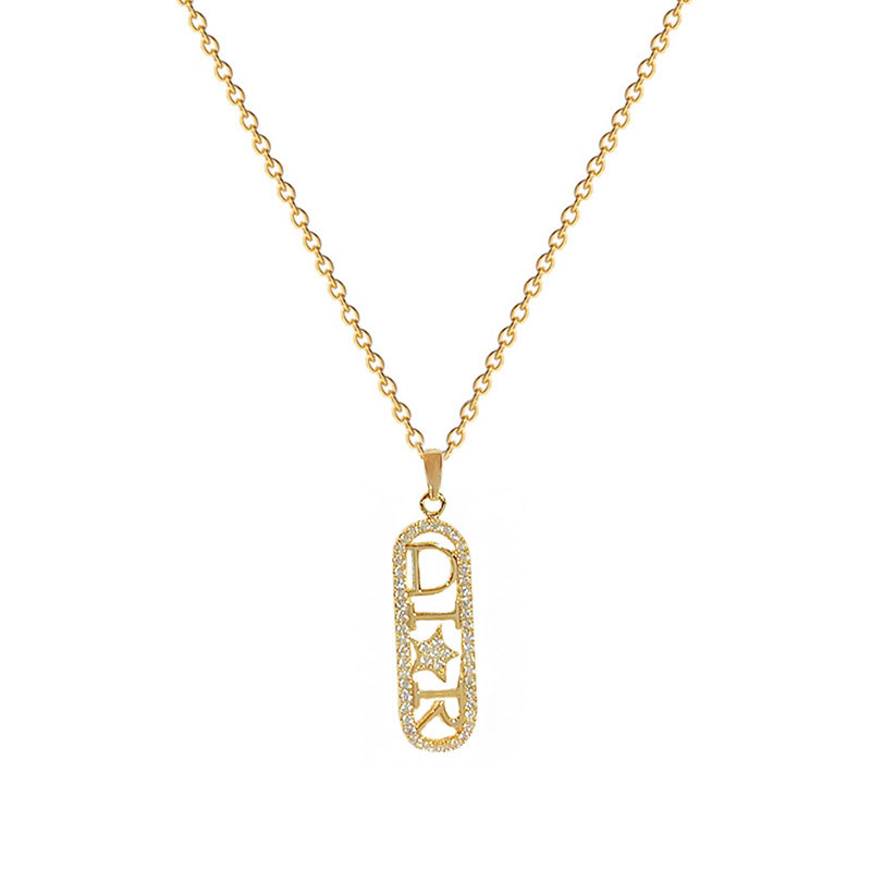 Fashionable Trendy Pendant Collarbone Chain (32)