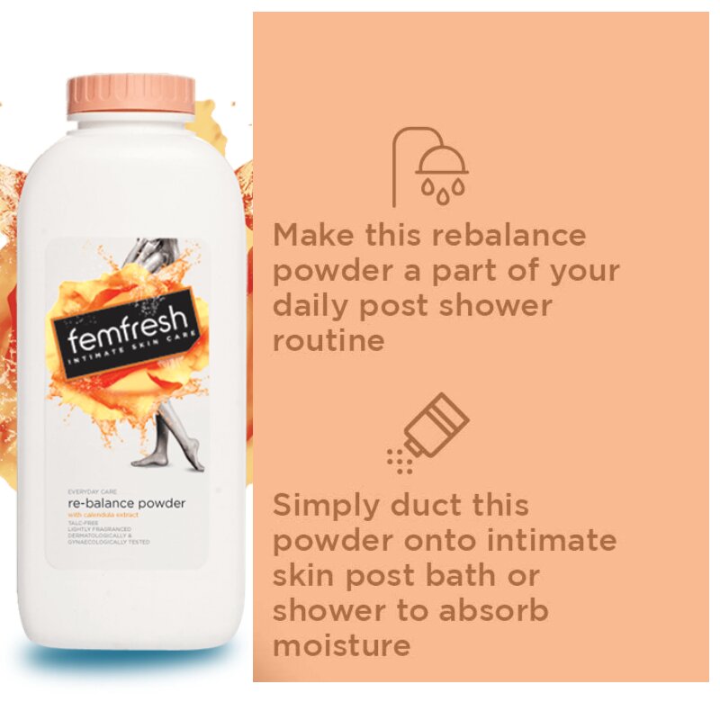 Femfresh Intimate Skin Care Re-Balance Talc-Free Powder 200g