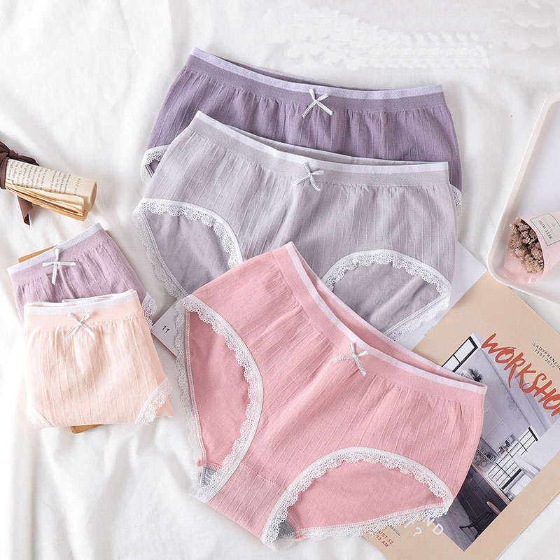 Flamingo Multi-Color Underwear Set With Box For Women - 5pcs (35-75kg)