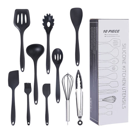 Food Grade Silicon Kitchen Utensils 10pcs