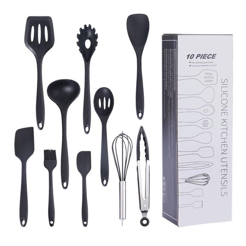 Food Grade Silicon Kitchen Utensils 10pcs
