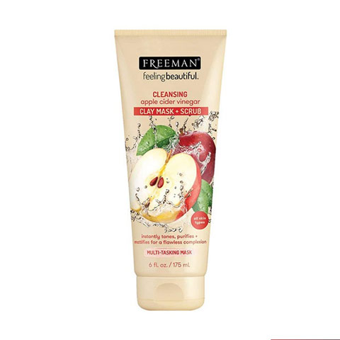 Freeman Cleansing Apple Cider Vinegar Clay Mask + Scrub 175ml