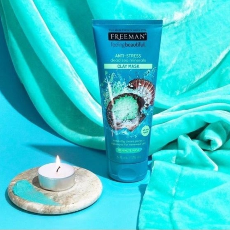 Freeman Dead Sea Minerals Anti-Stress Clay Mask All Skin Types 175ml