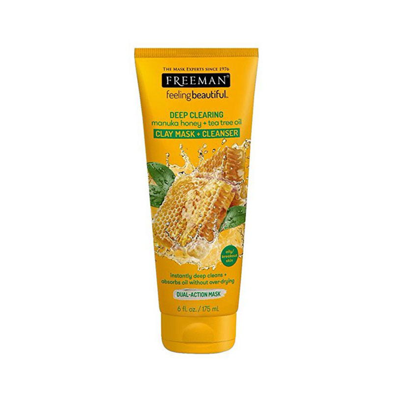 Freeman Deep Clearing Manuka Honey + Tea Tree Oil Clay Mask + Cleanser 175ml
