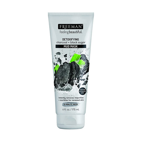 Freeman Detoxifying Charcoal & Black Sugar Mud Mask 175ml