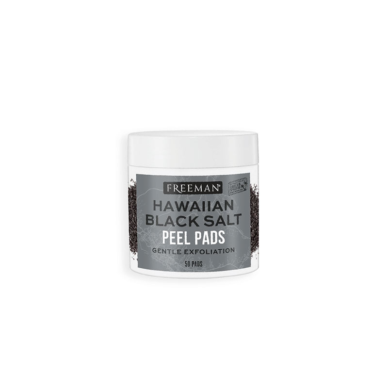 Freeman Gentle Exfoliating Hawaiian Black Salt Peel Pads - 50 Pads