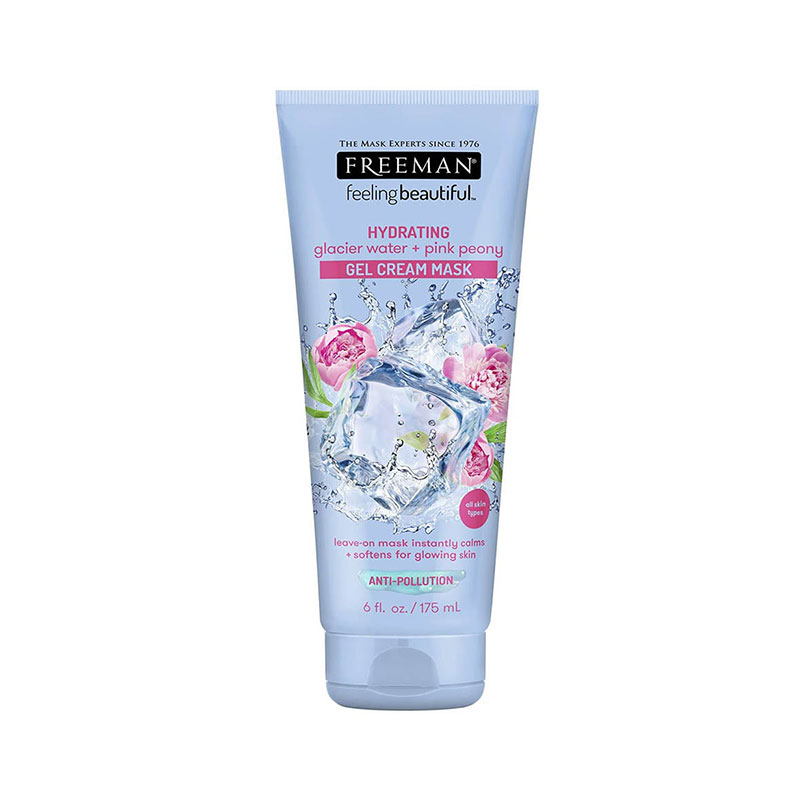 Freeman Hydrating Glacier Water + Pink Peony Gel Cream Mask 175ml