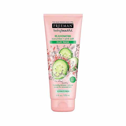 Freeman Rejuvenating Cucumber + Pink Salt Clay Mask 175ml