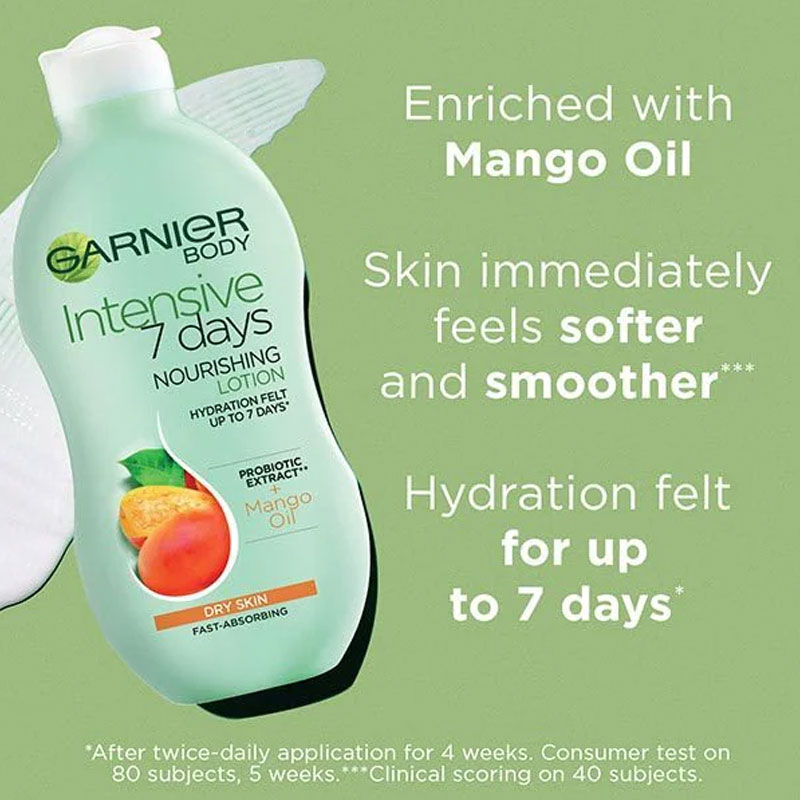 Garnier Body Intensive Nourishing Lotion For Dry Skin With Mango Oil 250ml