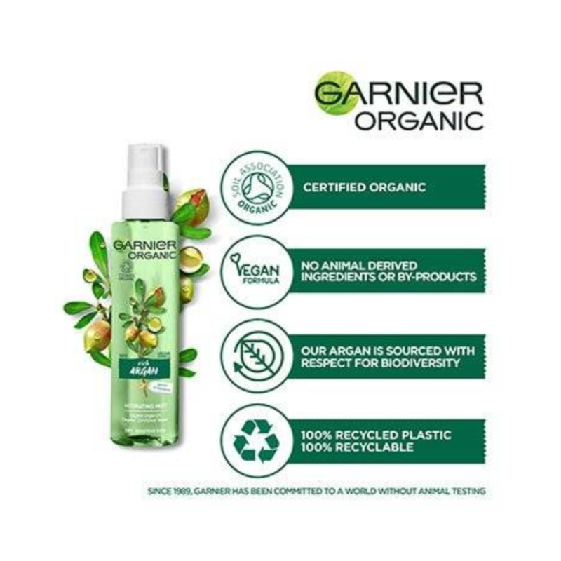 Garnier Organic Rich Argan Hydrating Mist 150ml