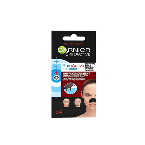 Garnier Pure Active Hautklar Anti Blackhead Strips - 4 Strips