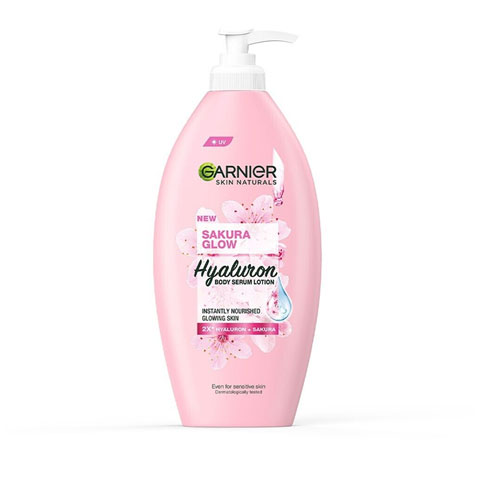 Garnier Sakura Glow Hyaluron Body Serum Lotion 400ml