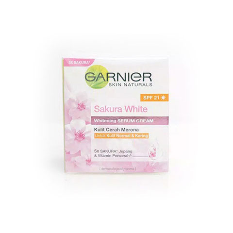 Garnier Sakura White Whitening Serum Cream SPF21 - 50ml