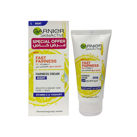 Garnier Skin Active Fast Fairness Vitamin C Night Cream 50ml