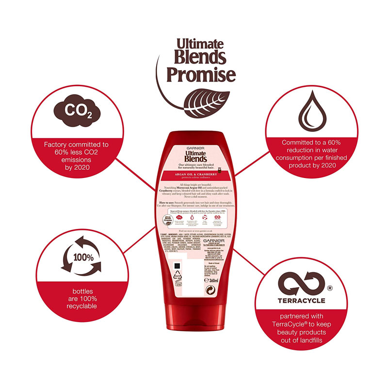 Garnier Ultimate Blends The Colour Illuminator Shampoo For Coloured Hair 360ml