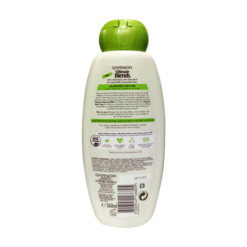 Garnier Ultimate Blends The Daily Nourisher Almond Crush Shampoo 360ml