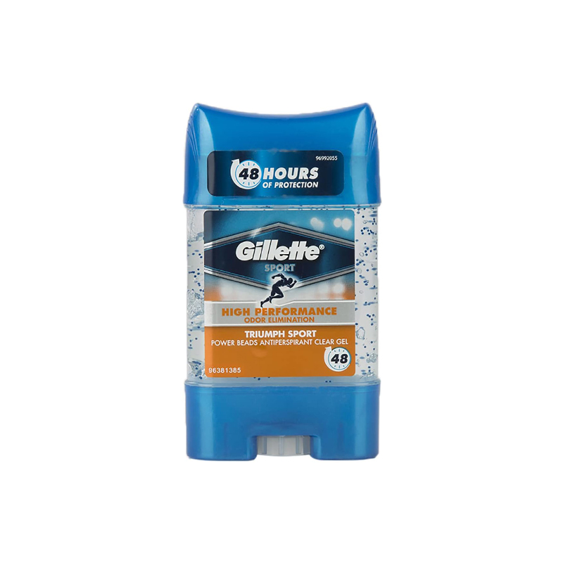 Gillette High Performance Sport Triumph Power Beads Antiperspirant Clear Gel 75ml