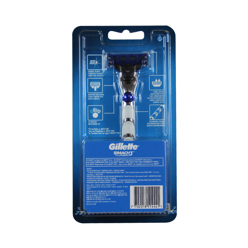 Gillette Mach 3 Turbo 3d Motion Razor Blade (4441)
