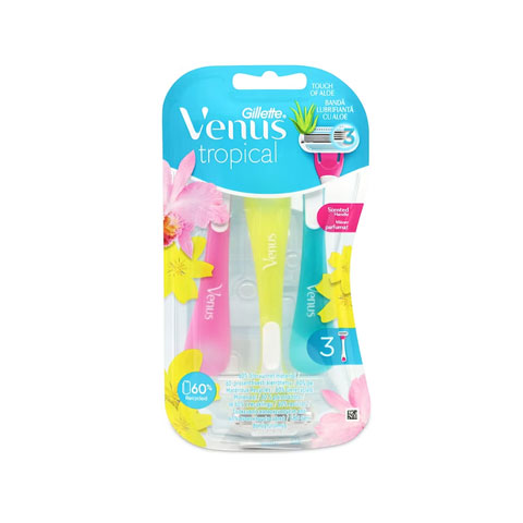 Gillette Venus Tropical Disposable Razors 3 pieces