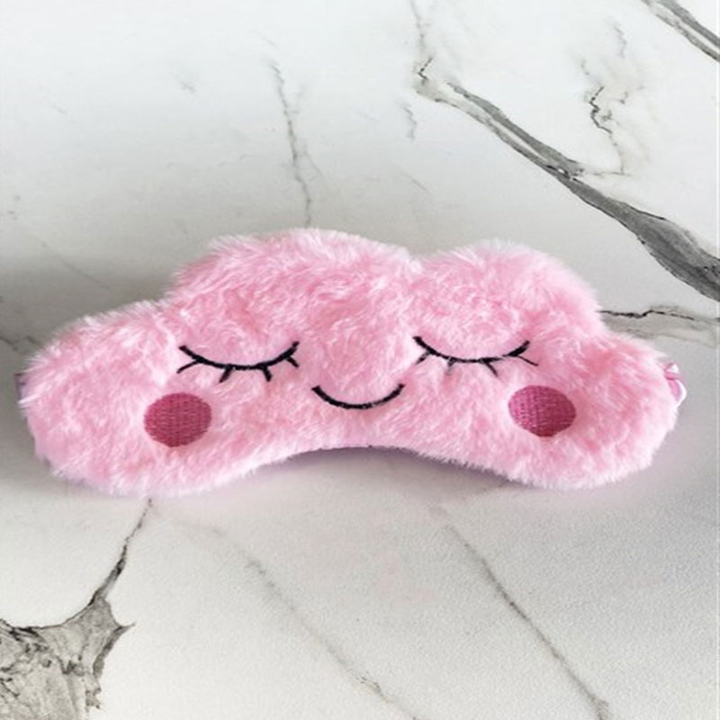 Girls Sleeping Cute Cartoon Eye Mask - Pink Cat