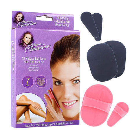 Glamour collection All Natural Exfoliator Hair Removal Kit