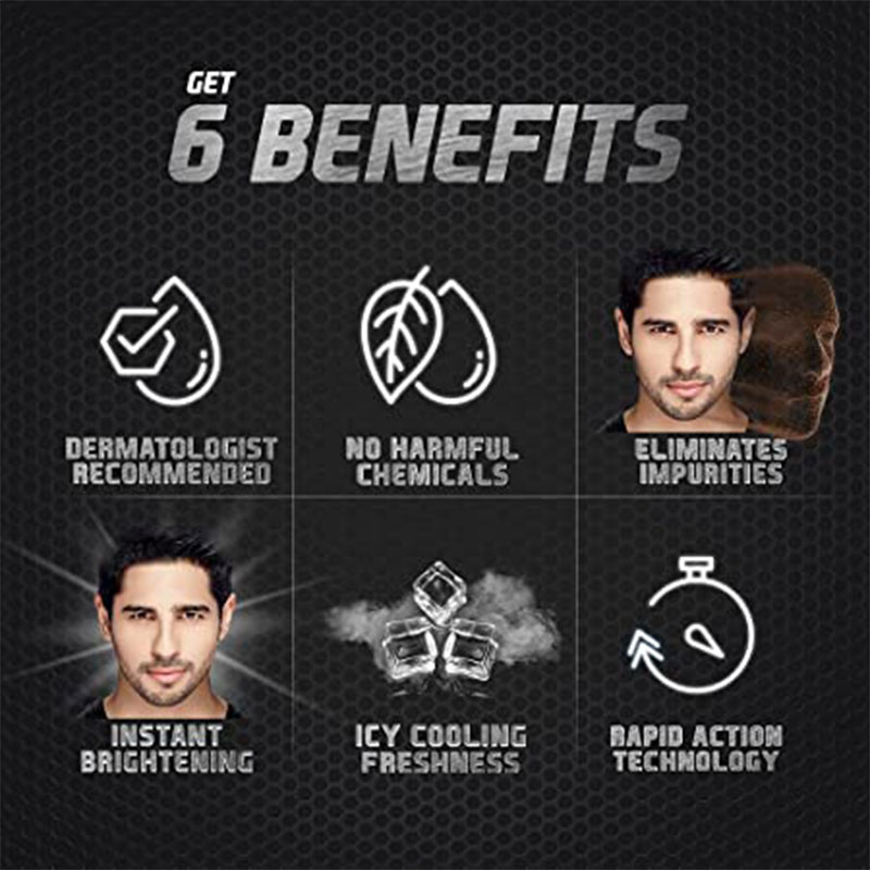 Glow & Lovely Men's Instant Brightness Facewash - 50g