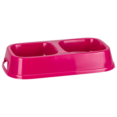 Good Boy Double Diner Dog Bowl - Pink (3047)