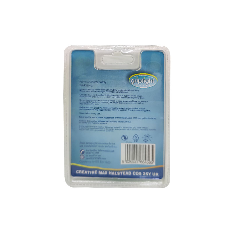 Griptight 3 Decorated Orthodontic Soothers (0-6M+) - Blue