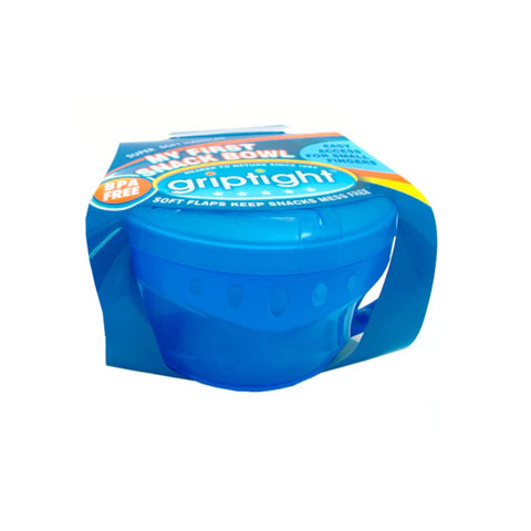 Griptight Super Soft Handle My First Snack Bowl - Blue