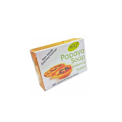 HAZ Papaya Soap With Arbutin & Papaya Extract 100g