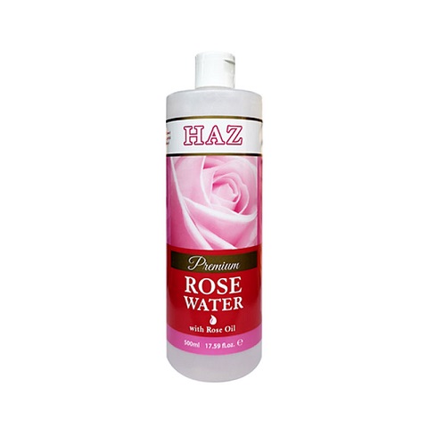Haz Premium Rose Water With Rose Oil 500ml