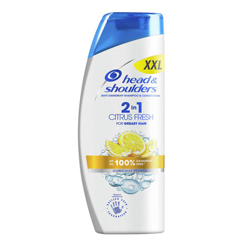 Head & Shoulders 2 In 1 Citrus Fresh Anti-Dandruff Shampoo & Conditioner 750ml
