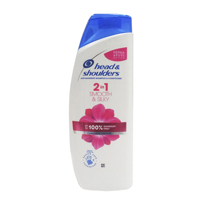 Head & Shoulders 2 In 1 Smooth & Silky Shampoo & Conditioner 450ml