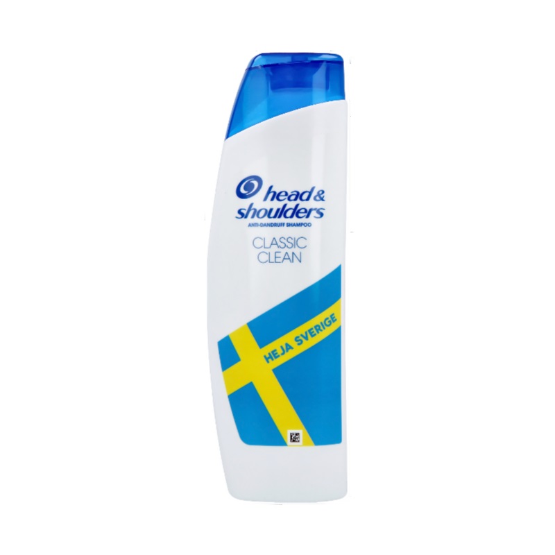 Head & Shoulders Classic Clean Anti-Dandruff Shampoo Heja Sverige Edition 250ml