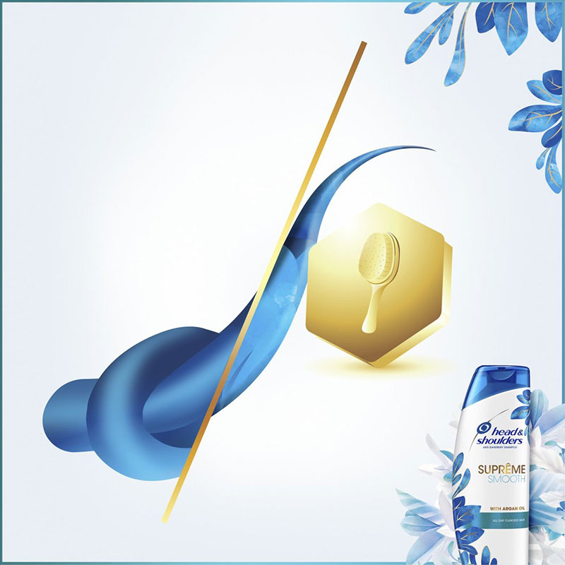 Head & Shoulders Supreme Anti Frizz Anti Dandruff Shampoo 400ml