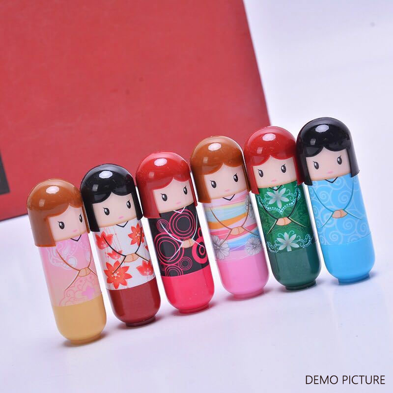 Hengfang Japanese Doll Moisturizing Lip Balm 2.4g - Yellow