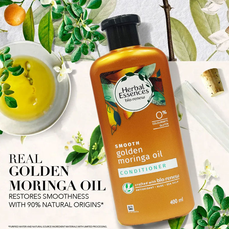 Herbal Essences Bio:Renew Smooth Golden Moringa Oil Conditioner 400ml