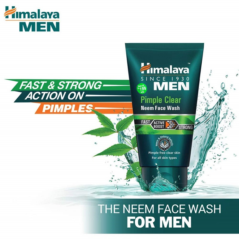 Himalaya Men Pimple Clear Neem Face Wash 100ml