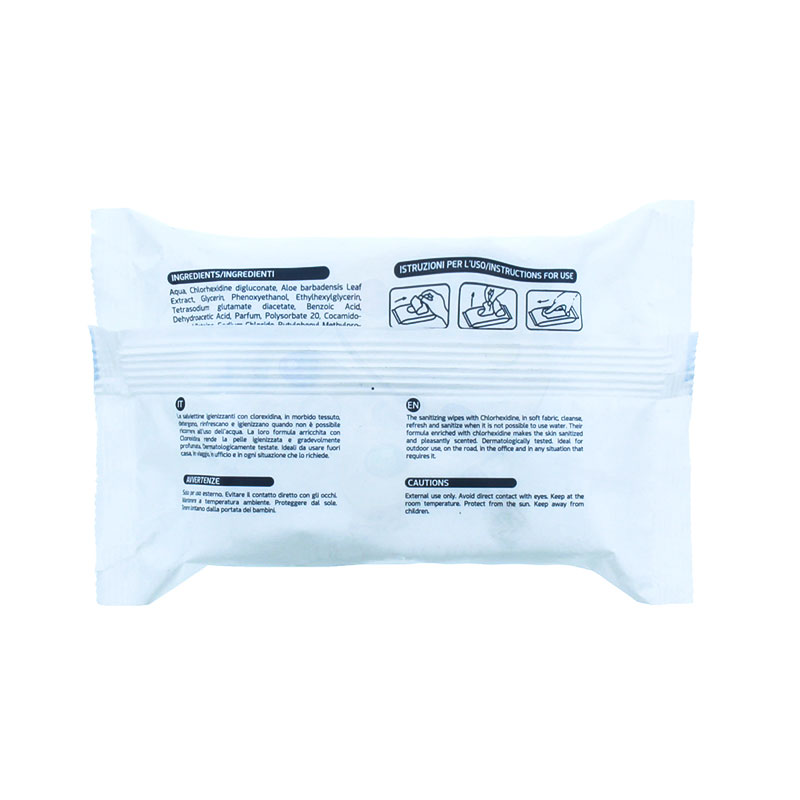 Idrofil Germol Sanitizing Wet Wipes For Hands And Surfaces - 20pcs