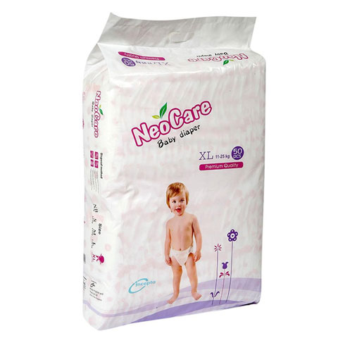 NeoCare Premium Quality Baby Diaper XL Size (11-25kg) 50pcs
