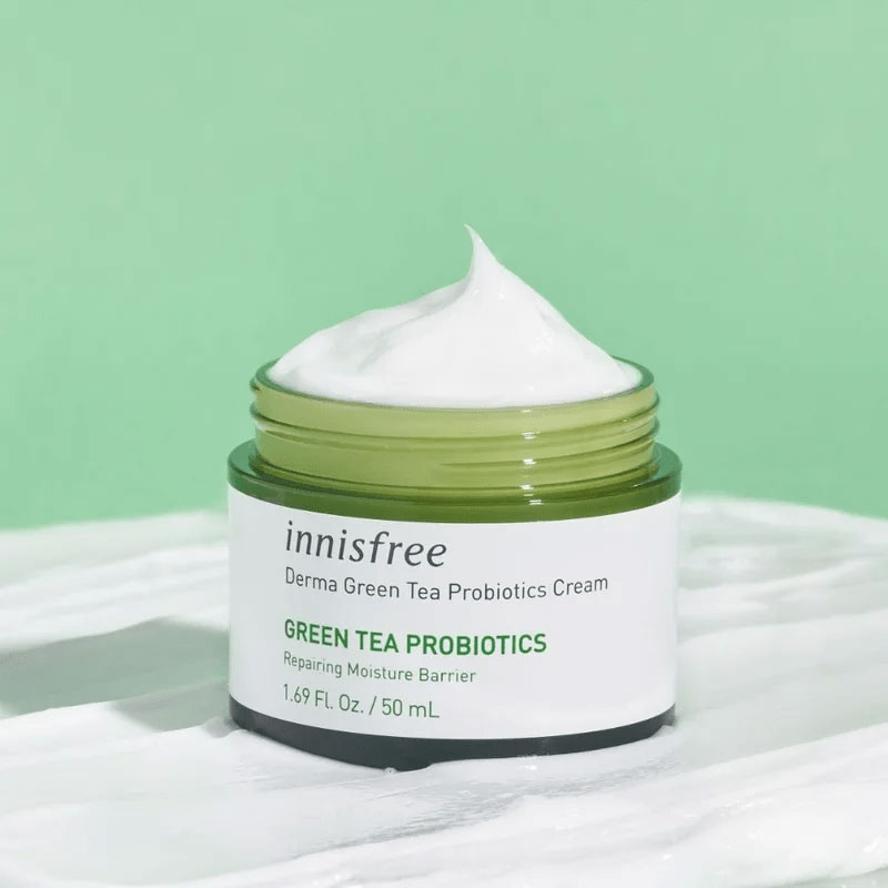 Innisfree Derma Green Tea Probiotics Cream 50ml