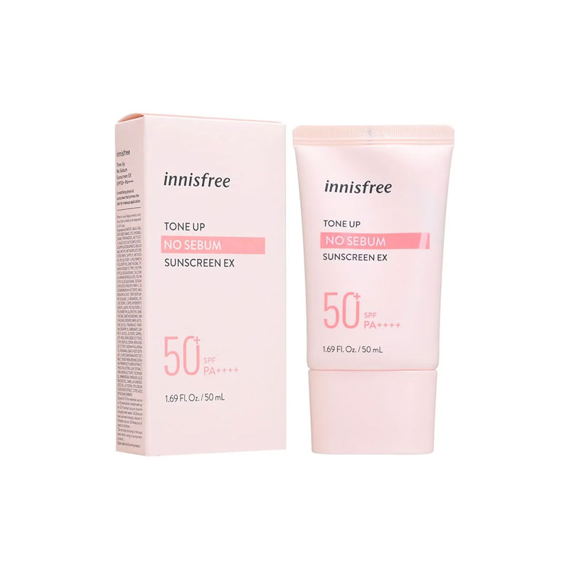 Innisfree Tone Up No Sebum Sunscreen 50ml - SPF50+ PA++++