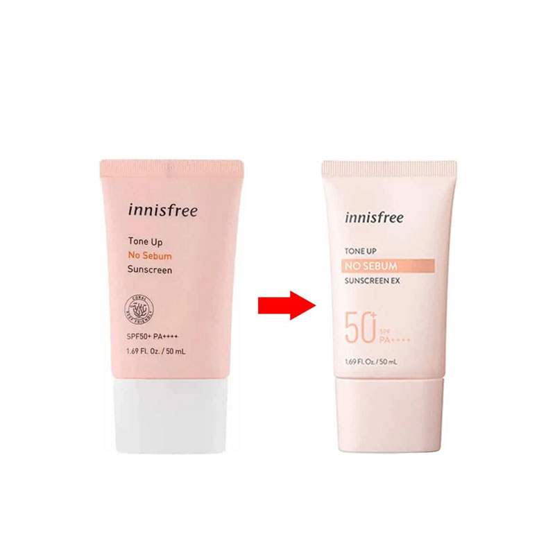 Innisfree Tone Up No Sebum Sunscreen 50ml - SPF50+ PA++++