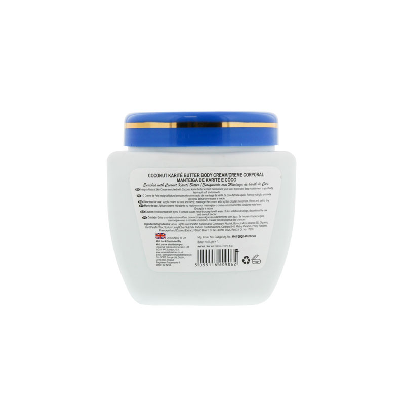 Insignia Coconut Karite Butter Body Cream 300ml