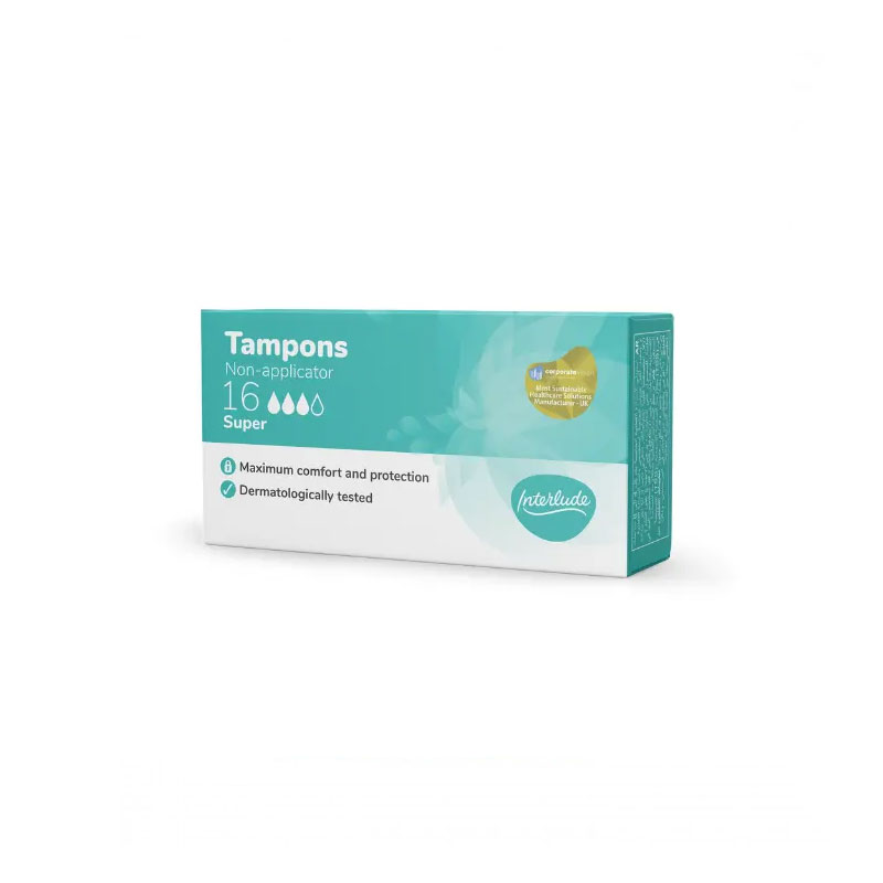 Interlude Tampons Non-applicator Super - 16pcs