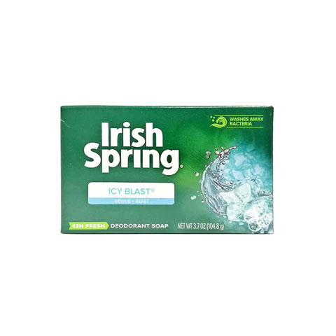 Irish Spring Icy Blast Deodorant Soap 104.8g