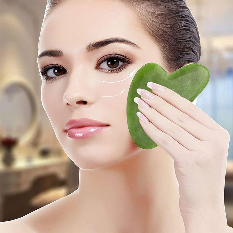 Jade Stone Face Skincare Tool for Slimming and Firming - Large