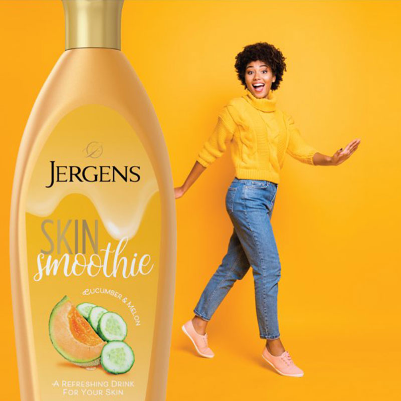 Jergens Skin Smoothie Cucumber & Melon Scented Body Lotion 295ml