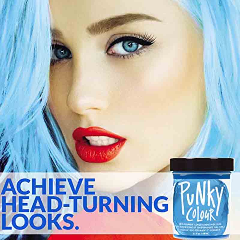 Jerome Russell Punky Color Semi-Permanent Conditioning Hair Color 100ml - Lagoon Blue